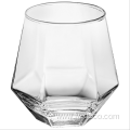 hand blown diamond whiskey glass cup